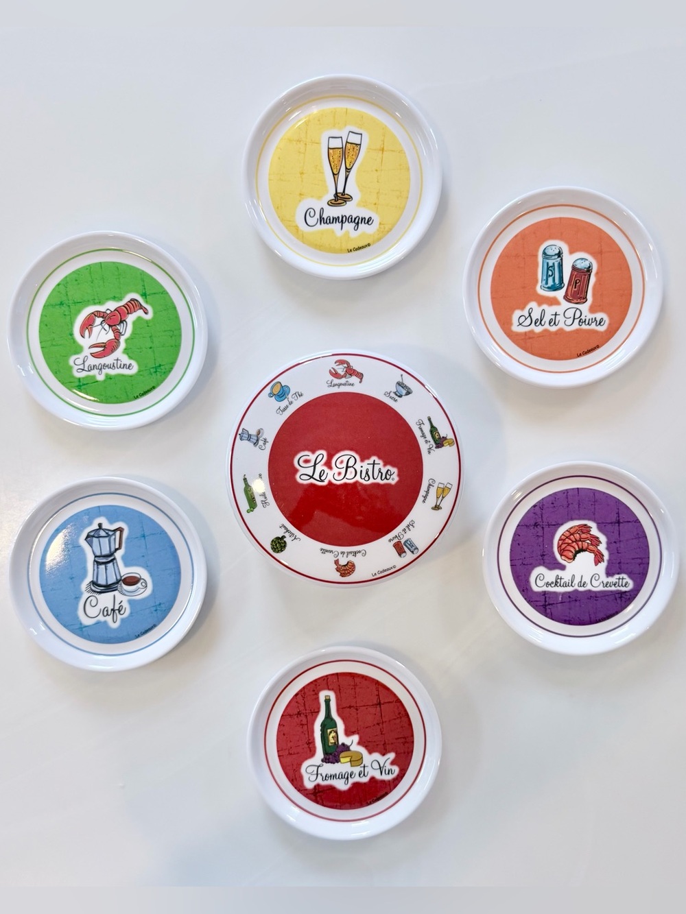 Le Cadeaux Le Bistro Coasters
